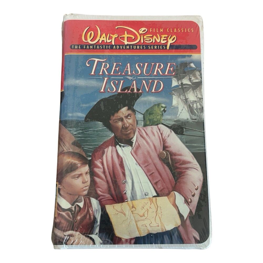 Treasure Island VHS Clamshell Walt Disney Pictures Vintage Sealed New